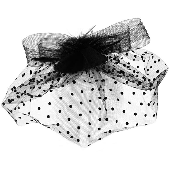 Fascinators Hat Women Tea Party Headpiece Elegant Wedding Mesh Veil Fascinator Headdress