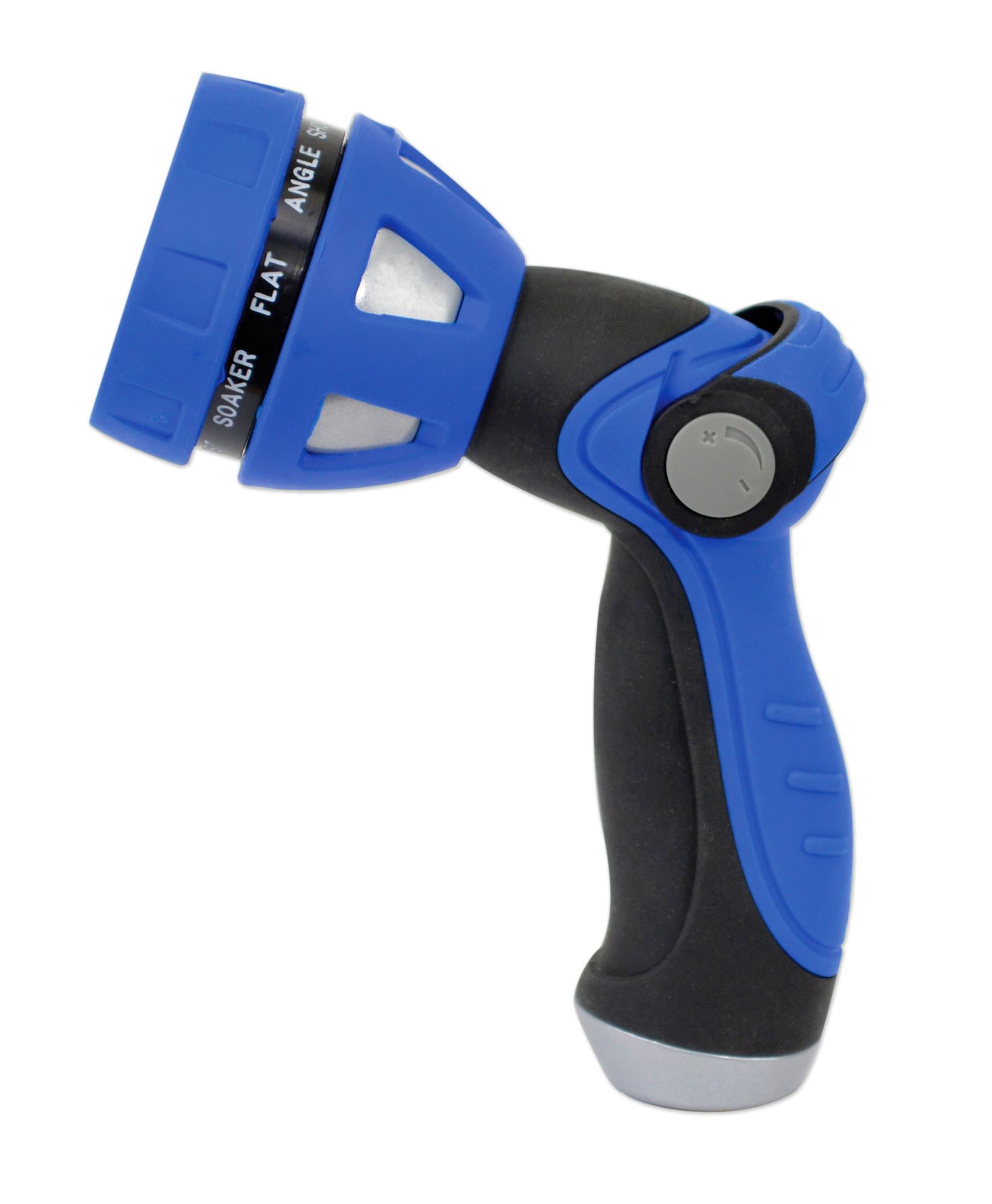 Hosecoil WN815 Thumb Lever Nozzle with Metal Body and 9-Pattern Spray Head