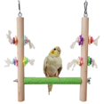 thumbnail image 4 of Jouet Balançoire pour Perroquet Jouet Interactif à Mâcher pour Perroquet Jouet Perchoir pour Oiseau, 4 of 6