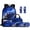 Train Print, variant on Jeiento Strawberry Kids Backpack Set 5 Pcs 17 Inch Lightweight School Bag for Girls with Lunch Bag, Pencil Case and Bookmarks Cute Backpack for 9-12 Years Old