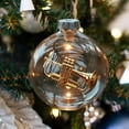 thumbnail image 4 of Musical Harmony Christmas Ornament Balls ,Handcrafted Keepsake Gift for Musicians,Band Members,2D Xmas Tree Clear Ball Decorations with Guitar,Piano,Violin Saxophone Musical Tree Decoration, 4 of 7
