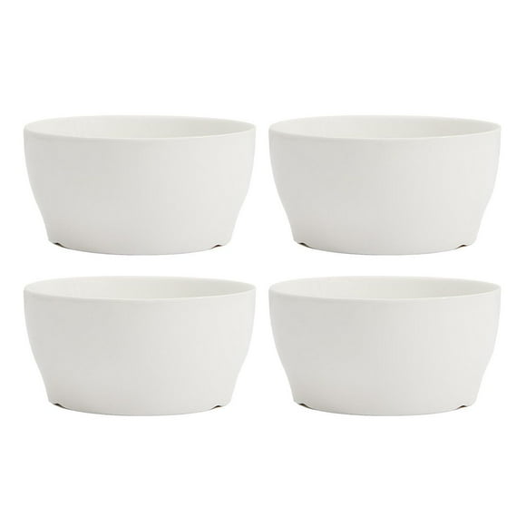 Safdie & Co. Celeste Porcelain Salad Bowl 4PC Set White