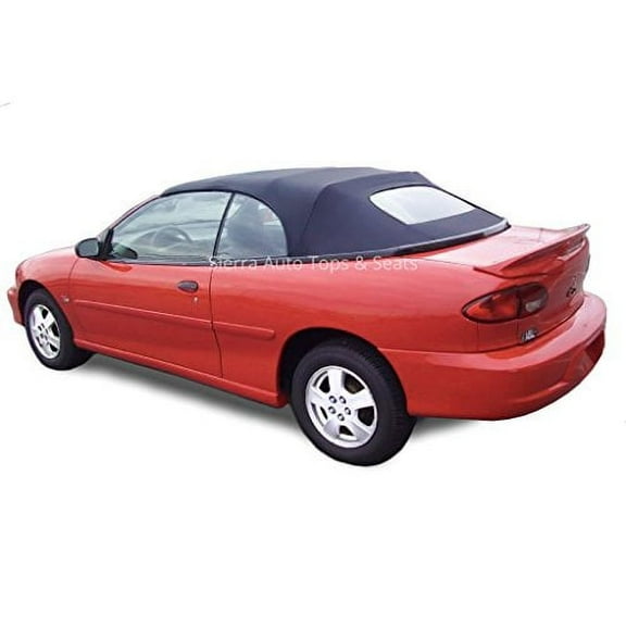 Sierra Auto Tops Convertible Top Replacement for Chevrolet Cavalier/Sunfire 1998-2000, Sailcloth Vinyl, Black