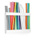 thumbnail image 5 of Straw Organizer Rack, Multi Compartment Holder for Kitchen Counter Or Drawer, Disposable Straw Display Stand for Home, Bar, Restaurant Use White, 5 of 6