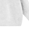 thumbnail image 4 of Sweaters for Women Long Sleeve Round-Neck Casual Solid Color Blouses Shirts Tops Sweater Womens Sweaters Plus Size Gray XXXXL, 4 of 6