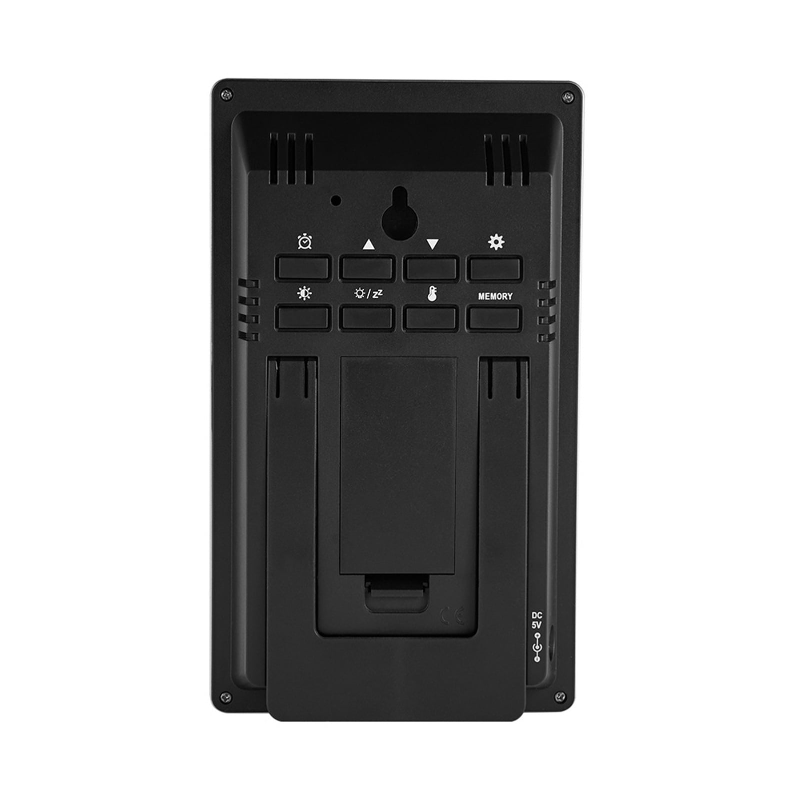 Personal Weather Station Projection Alarm Clock With Outdoor Sensor Projector Dimmable Clock LCD 6 Types Of Weather Forecasts ,Easy to Operate