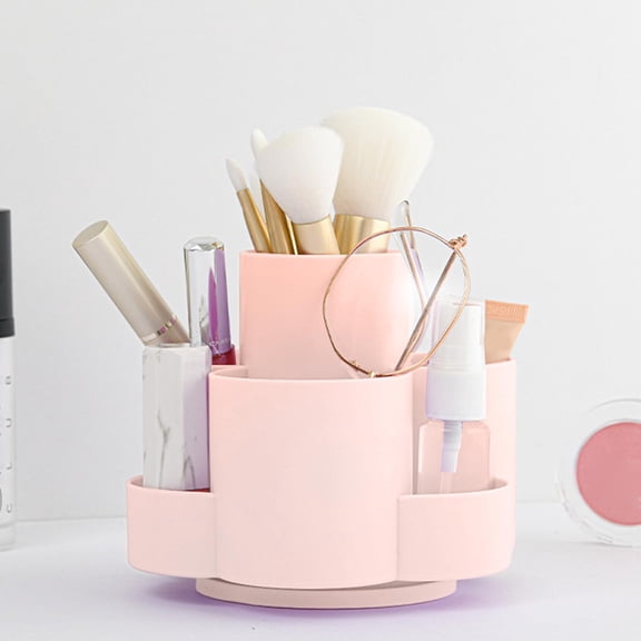 Cheapark Large Capacity Rotating Pen Holder Desktop Stationery Organizer Gift