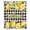 Yellow Black White, variant on Yellow Lemons Sheer Curtains 96 Inches Long, Summer Fruits Leaves Botanical Black Light Filering Curtains, Privacy Drapes Simi Floor to Veiling Curtain for Living Room Bedroom Large Window Treatment
