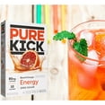 thumbnail image 4 of Pure Kick Energy Singles To Go Drink Mix Blood Orange Low-Calorie Sugar Free Water Beverages Good Source of Vitamins Drinking Mix Packet On the Go Refreshing Drinks 4 Boxes ( Makes 24 Servings), 4 of 6