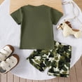 thumbnail image 4 of Soepste Toddler Outfits For Boys 2T Boy Clothes Baby Boy Clothes Toddler Boy Summer Outfits Short Sleeve Top T-Shirt & Pocket Pant Set 2 Piece, 4 of 9
