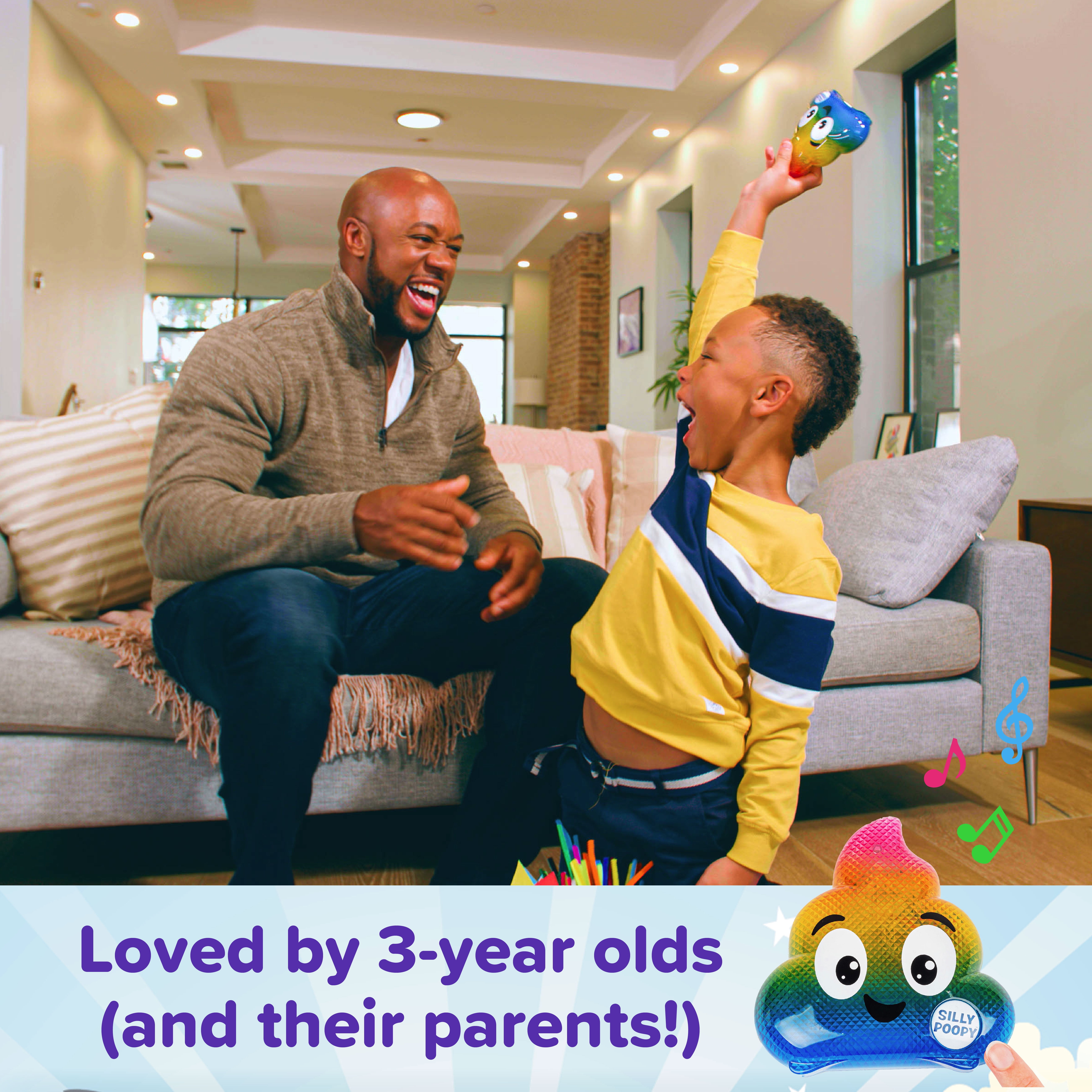 Silly Poopy's Hide & Seek Kids Game by Relatable, Electronic Interactive Game for Ages 3+