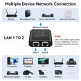 thumbnail image 2 of Divisor Ethernet AILVLVNG de 1 a 2 puertos Gigabit RJ45 de 1000 Mbps, 2 of 7
