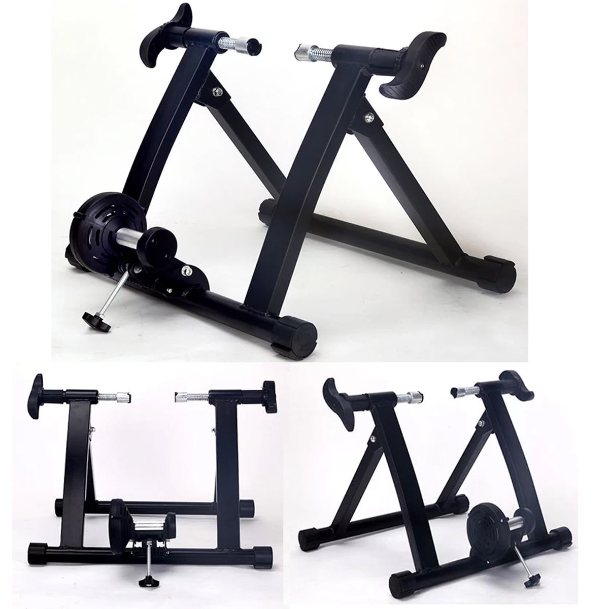 Foldable Indoor Bike Trainer Portable Exercise Bicycle Magnetic Training Stand