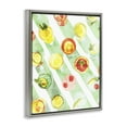 thumbnail image 4 of Stupell Industries Various Cocktails Aerial View Food & Beverage Painting Gray Floater Framed Canvas Art Print Wall Art, 17 x 21, 4 of 10