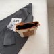 thumbnail image 2 of Bolso tipo cubo para mujer, tejido de paja de PU, bolso de viaje sencillo para mujer (marrón) Ndcxsfigh Para Estrenar, 2 of 7