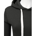 thumbnail image 5 of Doublju Women's Basic Lightweight Pullover Hoodie Sweatshirt with Plus Size, 5 of 5