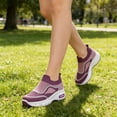 thumbnail image 6 of BERANMEY Women's Slip On Walking Shoes Lightweight Breathable Mesh Sneakers with Arch Support Soft Foam Cushion for Work Casual Comfort Non Slip, 6 of 9
