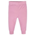 thumbnail image 4 of Gerber Baby Girls Active Pants, 4-Pack, (Newborn - 24 Months), 4 of 7