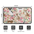 thumbnail image 5 of Chihuahua Dog and Flower Door Rugs,Washable Non Slip Door Mats Indoor,Decorative Door Mats,Entry Mat Indoor for Entrance,Bedroom,Kitchen,Bathroom,30"x17", 5 of 6