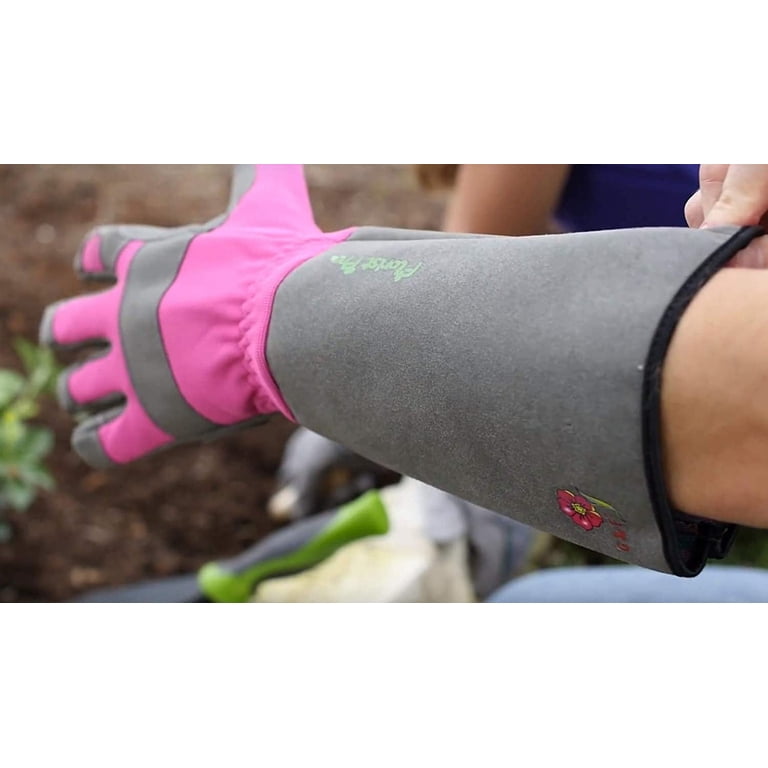 Women's Thorn-Resistant Rose Gardening Gloves with Forearm Protection photo 4