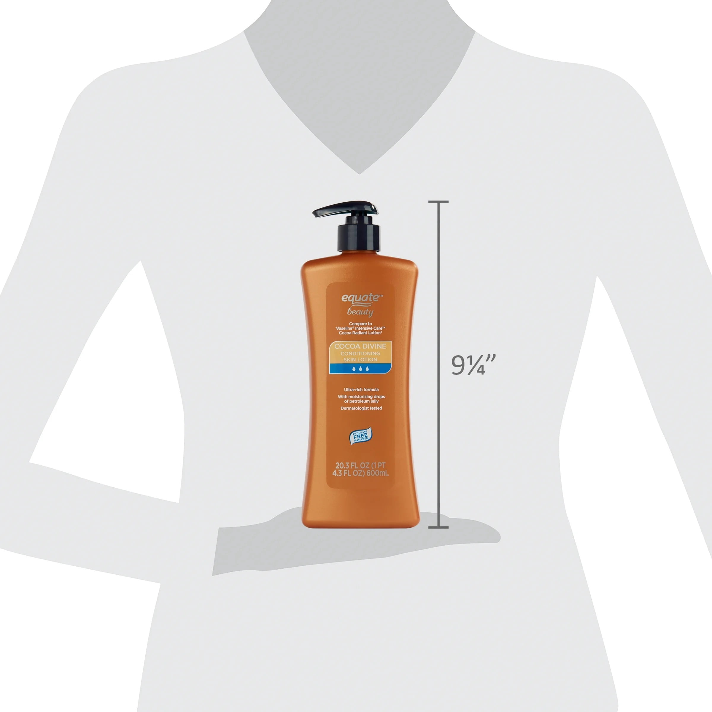 Equate Beauty Cocoa Divine Conditioning Skin Lotion, 20.3 fl oz