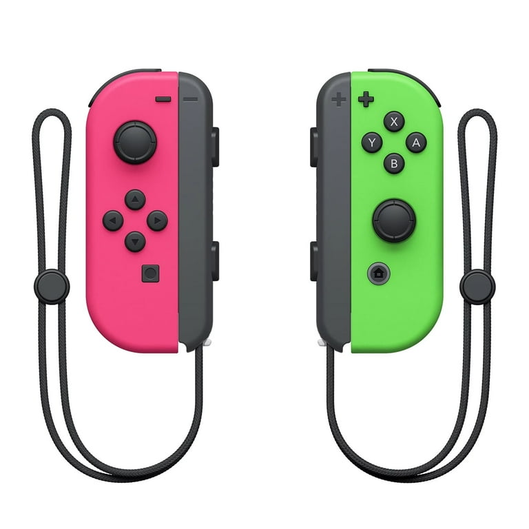 Game Controller for Nintendo Switch Controller, Wireless Game Joypad (L/R)  - Neon Pink/Neon Green