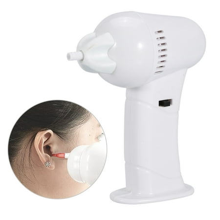 EECOO Electric Safety Vacuum Ear Care Cleaner Painless Cordless Earwax Remover With Nozzle Brush,Electric Ear Cleaner, Cordless Ear (Best Ear Wax Vacuum)