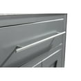 thumbnail image 2 of Laviva Wimbledon 24" Transitional Solid Oak Wood Cabinet in Gray, 2 of 2