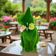 thumbnail image 4 of Chanana Cat Garden Statue - Flocked Green Simulation Green Moss Cat Garden Decor - Lovely Cat Sculpture Outdoor Decor - for Windowsill Or Desktop Or Balcony Lawn Grassland Porch, 4 of 9