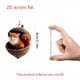 thumbnail image 3 of Adorno Navideño de Animales Del Bosque de 8 Cm | Colgante Navideño de Acrílico | Diseño Caprichoso de Vida Silvestre | Decoración de Temporada Duradera | Ideal para Árboles, Coronas, Centros de Mesa, 3 of 6