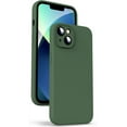 thumbnail image 1 of Liquid Silicone Case for iPhone 13, [Camera Protection] [Anti Fingerprint] [Wireless Charging] 4 Layer Phone Case Protective Cover, Built-in Microfiber Case Cover, 6.1", Green, 1 of 14