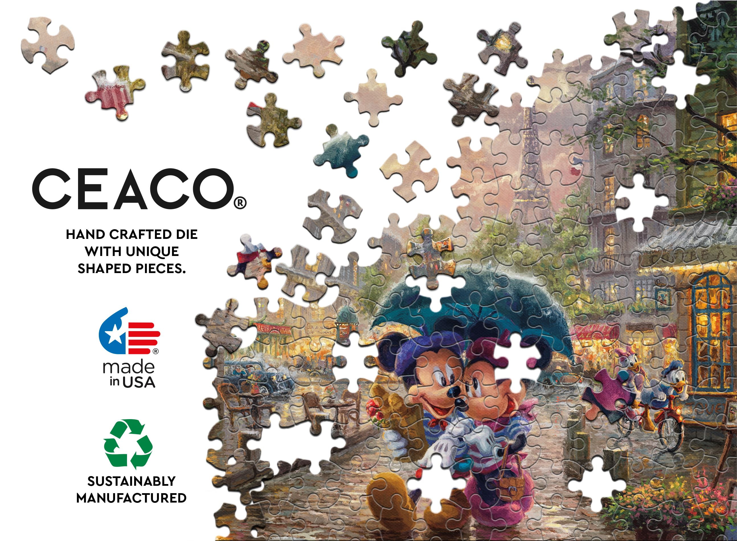Ceaco - Brandclub - Ceaco Mickey and Minnie in Paris 1000 Piece