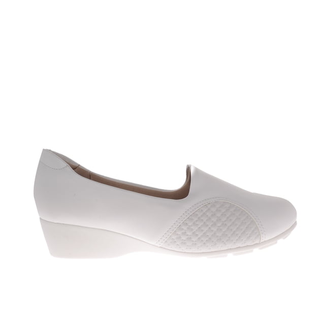 Zapato Auro color blanco confort con tacón de puente 27.0 Dorothy Gaynor Zapato Auro color blanco confort con tacón de puente 27.0