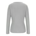 thumbnail image 6 of Kaemgyyd Women's Long Sleeve Shirts Fashion Cowl Neck Basic Tees Slim Fitted Casual Fall Tops Going out Work Office Blouses T Shirts, 6 of 7