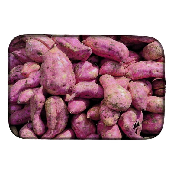 Sweet Potatoe by Gary Kwiatek Dish Drying Mat