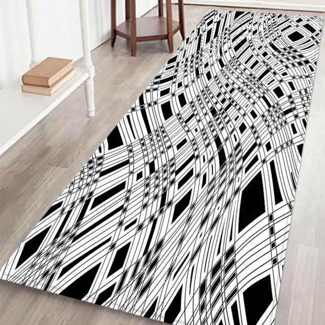 Alfombrilla antideslizante, alfombrillas antideslizantes para el suelo, alfombra elegante y moderna