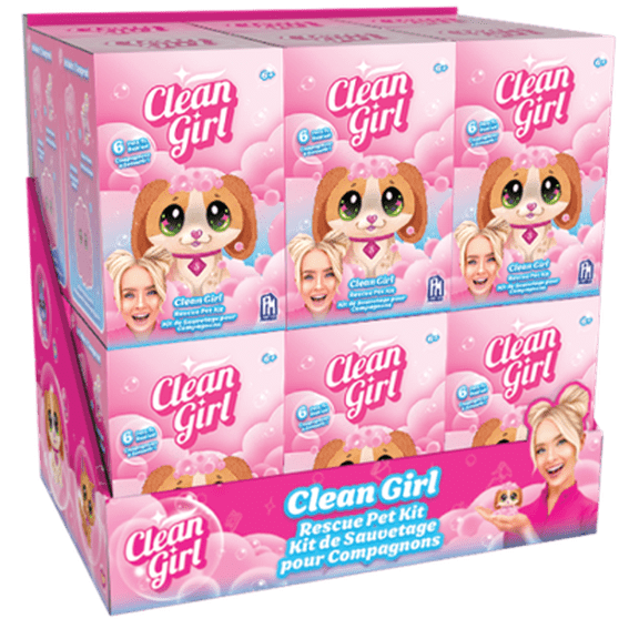 Clean Girl Rescue the Lost Pet Mystery Box Pet Clean Up Kit