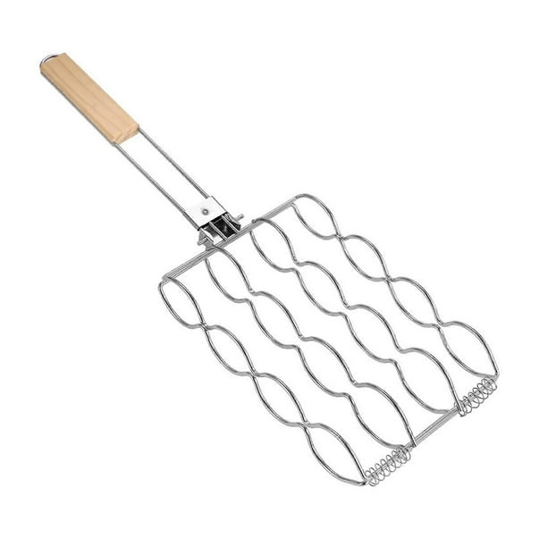 Comfortable Corn BBQ Grills Rack Efficient Corn Grill Rack for Cooking Outdoor with Iron Construction Food Grade