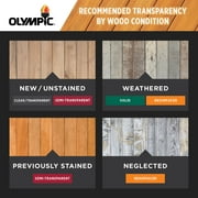 Olympic Maximum 1 Gallon Honey Gold Transparent Exterior Stain and Sealer in One Low VOC