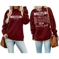 thumbnail image 2 of Tanghaowl Women's Sweatshirts Oversized Pullover Hoodies Artificial Short Velvet Sweaters Long Sleeve Winter Fall Outfits XL, 2 of 4
