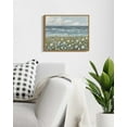 thumbnail image 4 of Drsoum Vintage Coastal Wildflower Field Wall Prints Classic Retro Farmhouse Landscape Wall Art Rustic Decorations for Living Room Bedroom 8x10in Natural Framed, 4 of 5