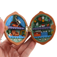 thumbnail image 3 of 1 * Walnut Shell Dollhouse-As Shown, 3 of 8