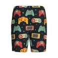 thumbnail image 2 of Haiem Retro Video Game Men's Pajama Short with Soft Woven Cotton Elastic Waistband Sleep Short-X-Large, 2 of 9