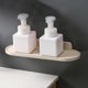 thumbnail image 3 of Estante flotante de pared, estante adhesivo para champú de baño, sin perforación, estantes para tarros de cocina, organizador, soporte para baño y hog Beige Macarena Soporte de ducha de montaje en pared, 3 of 6