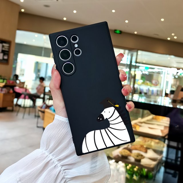 Agregue un toque de color: funda para teléfono plateada mate con diseño de dibujos animados divertidos para iPhone 15 Pro Max 14 13 12 Pro 11