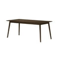 thumbnail image 3 of Plank+Beam 72" Mid Century Modern Dining Table, Solid Wood Kitchen & Dining Room Table for 6, Walnut, 3 of 8