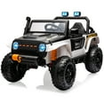 thumbnail image 1 of GloryStar 24V 2-Seater Ride On Car for Kids, Electric Truck with Remote Control, 4×45W Motor, Switchable 4WD/2WD, LED Headlights, and Built-In Music Player, 1 of 7