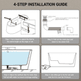 thumbnail image 5 of 49" Freestanding Soaking Tub,Deep Square Acrylic Bathtub with Built in Seat,Shoulder Level Soaking,Quick Drain and Overflow,Glossy,Spa Like Relaxation for Small Bathrooms,White, 5 of 7