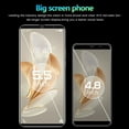 thumbnail image 5 of Kchsji 55 Inch Smartphone Quad-Core Processor 3200mAh Battery Dual SIM Facial Unlock HD Camera for Gaming Video Streaming Social Media Office Travel Daily Life Photography Entertainment Use, 5 of 7