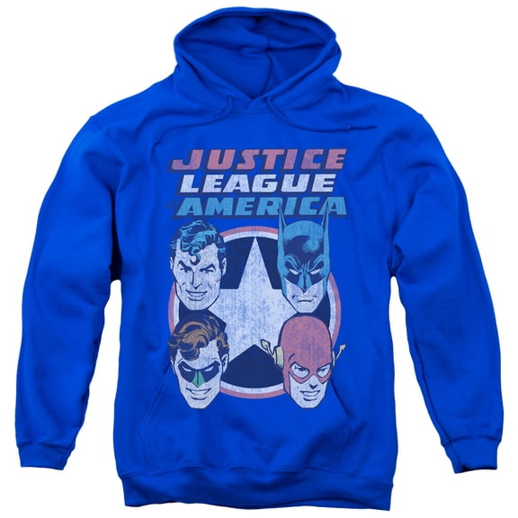 Dco/4 Stars Adult Pullover Hoodie Sweatshirt Royal Blue